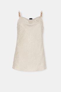 Top na bretele sa dekorativnim detaljima Tiffany Production